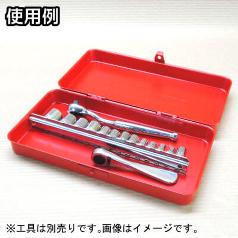 ワールドツール アストロプロダクツ AP メタルケース L レッド 2003000007374(ご注文単位1個)【直送品】