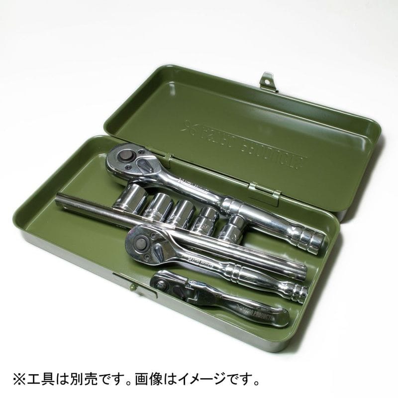 ワールドツール アストロプロダクツ AP メタルケース L アーミーグリーン 2003000008111（ご注文単位1個）【直送品】