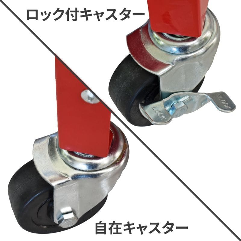 ワールドツール アストロプロダクツ AP ツールワゴン 3段 レッド 引出付 TW829 2003000008296(ご注文単位1個)【直送品】