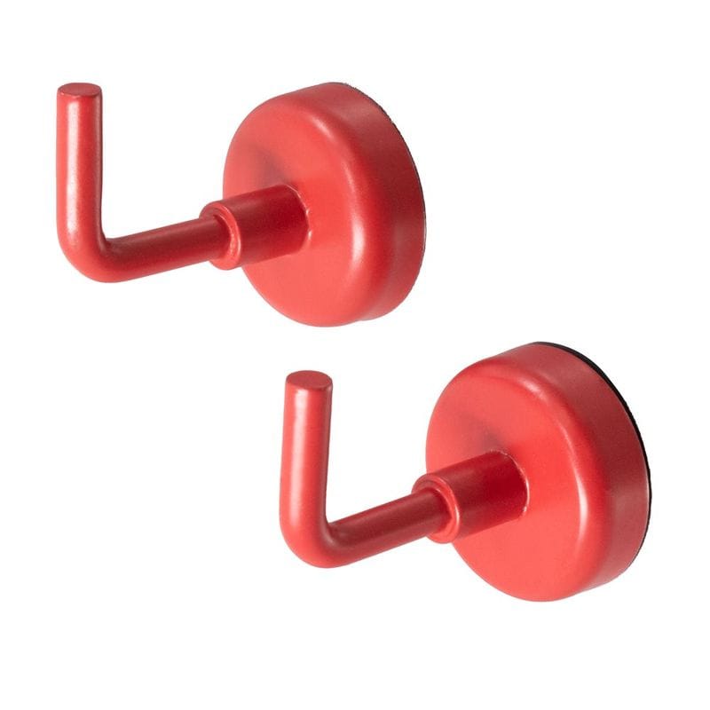 ワールドツール アストロプロダクツ AP 強力マグネットフック レッド (2個入) 2003000009408（ご注文単位1パック）【直送品】