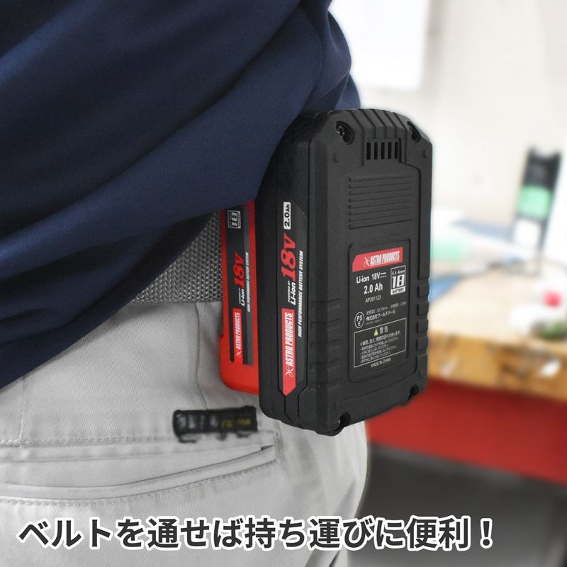 ワールドツール アストロプロダクツ AP DC18V バッテリーホルダー 2003000010213(ご注文単位1個)【直送品】