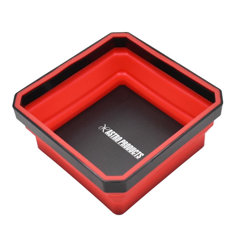 ワールドツール アストロプロダクツ AP シリコーン折畳マグネットトレー レッド 2003000010336（ご注文単位1個）【直送品】
