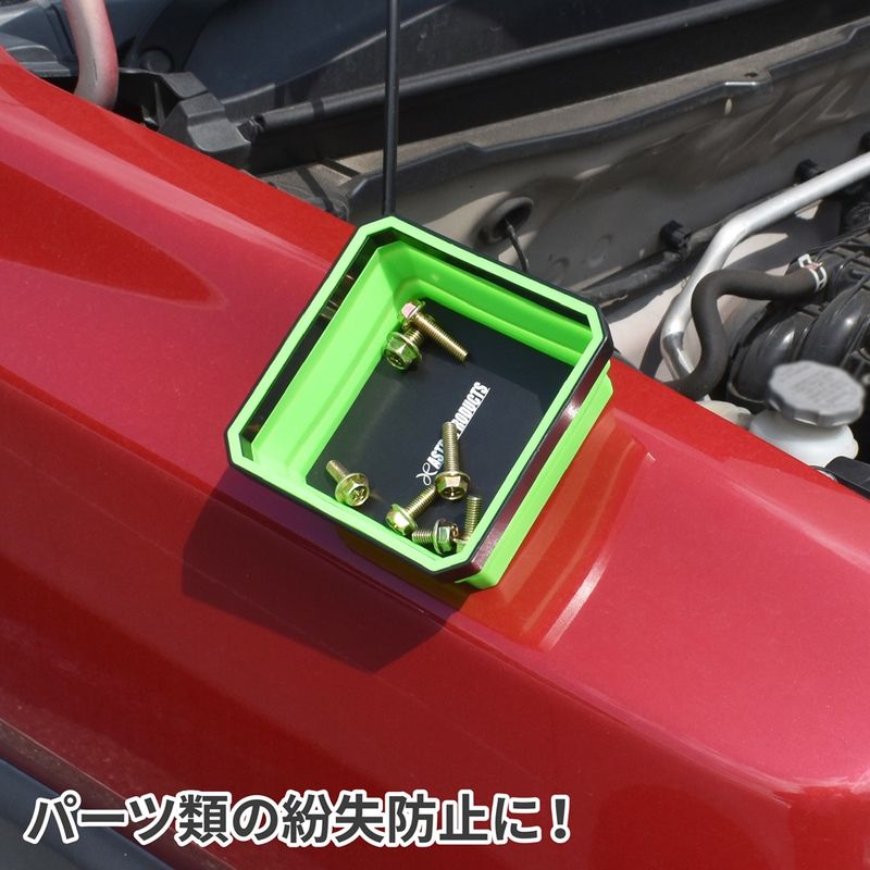 ワールドツール アストロプロダクツ AP シリコーン折畳マグネットトレー グリーン 2003000010343(ご注文単位1個)【直送品】