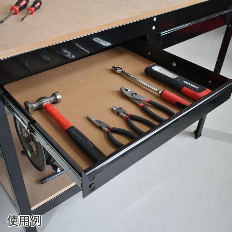 ワールドツール アストロプロダクツ AP ライトワークベンチ 1200mm ブラック 2003000010619（ご注文単位1個）【直送品】