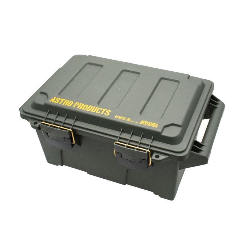 ワールドツール アストロプロダクツ AP プラスチックボックス 12L オリーブドラブ PB152 2003000011524（ご注文単位1パック）【直送品】