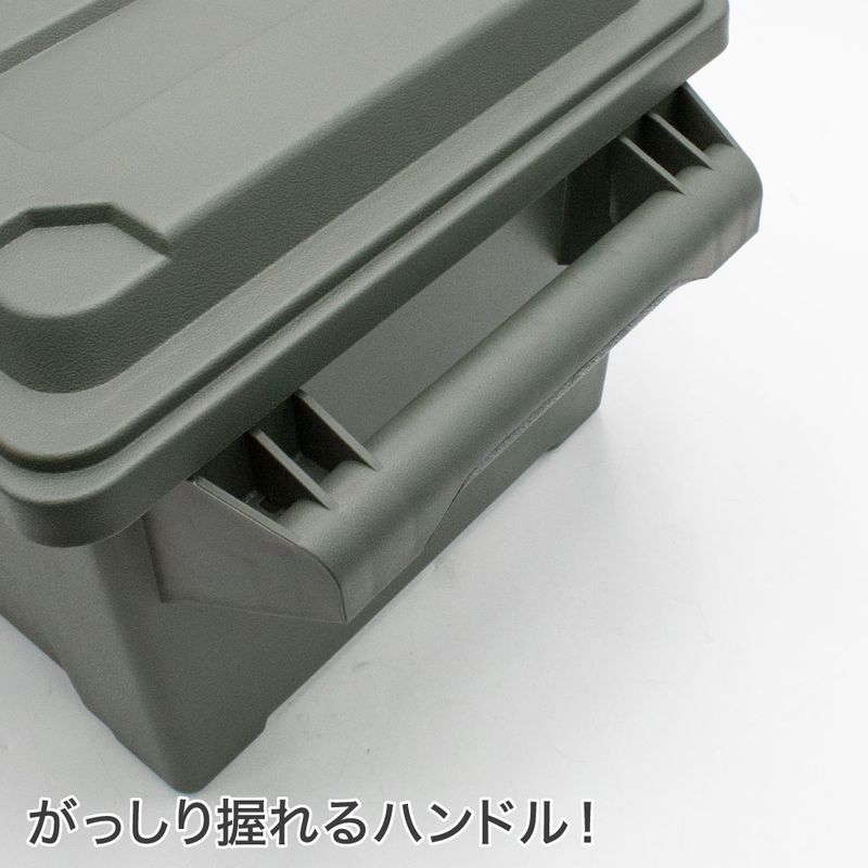 ワールドツール アストロプロダクツ AP プラスチックボックス 12L オリーブドラブ PB152 2003000011524（ご注文単位1パック）【直送品】