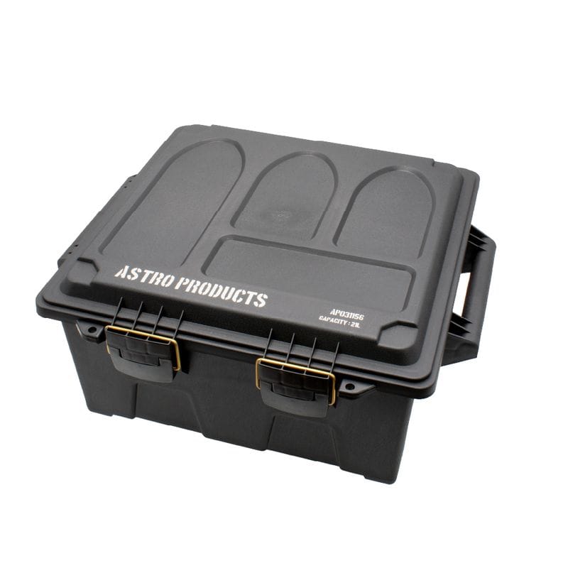ワールドツール アストロプロダクツ AP プラスチックボックス 21L ブラック PB156 2003000011562（ご注文単位1パック）【直送品】