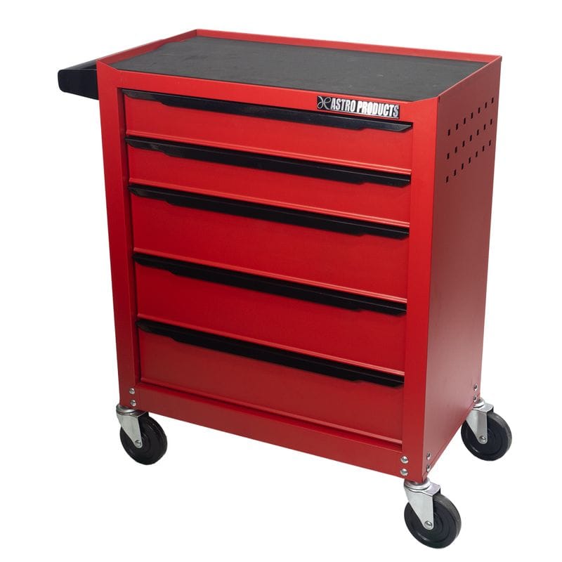 ワールドツール アストロプロダクツ AP ミニキャビネット 5段 マットレッド RC192 2003000011920（ご注文単位1個）【直送品】