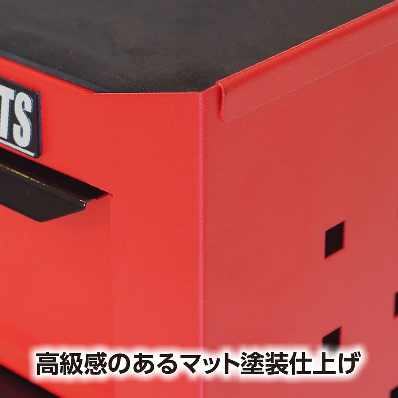 ワールドツール アストロプロダクツ AP ミニキャビネット 2段 ドア付き マットブラック RC195 2003000011951(ご注文単位1個)【直送品】