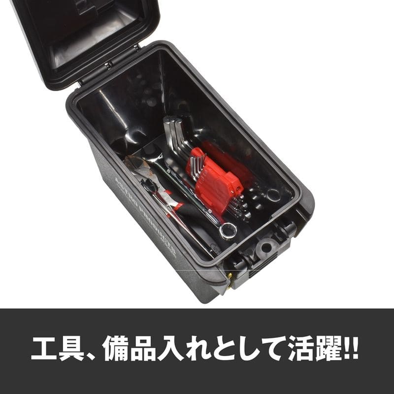 ワールドツール アストロプロダクツ AP プラスチックボックス 1.9L ブラック PB216 2003000012163（ご注文単位1個）【直送品】
