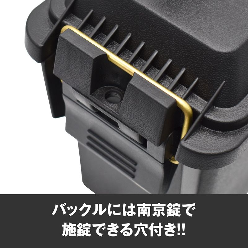 ワールドツール アストロプロダクツ AP プラスチックボックス 1.9L ブラック PB216 2003000012163（ご注文単位1個）【直送品】