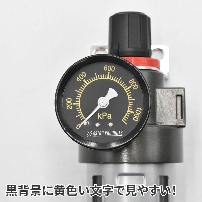 ワールドツール アストロプロダクツ AP フィルターレギュレーター FR124 2004000001249(ご注文単位1個)【直送品】