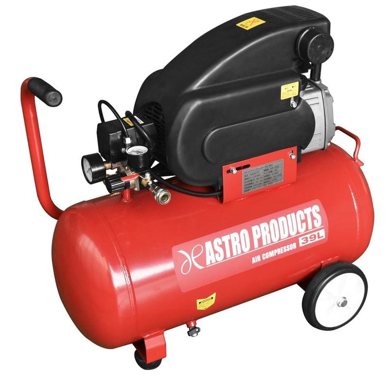 ワールドツール アストロプロダクツ AP エアコンプレッサー 39L RED 2004000007777（ご注文単位1パック）【直送品】