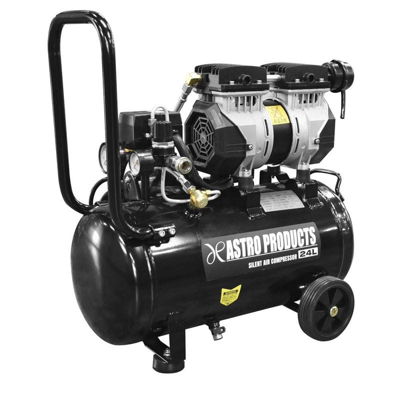 ワールドツール アストロプロダクツ AP サイレントエアコンプレッサー 24L 2004000010159（ご注文単位1パック）【直送品】