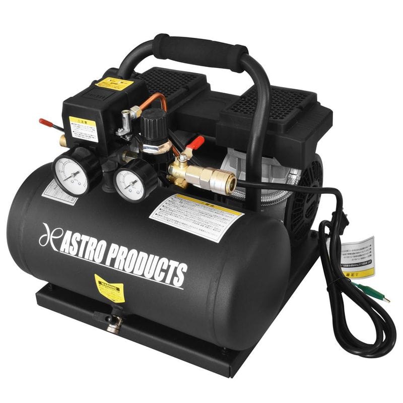 ワールドツール アストロプロダクツ AP サイレントエアコンプレッサー 6L SC035 2004000010357（ご注文単位1パック）【直送品】