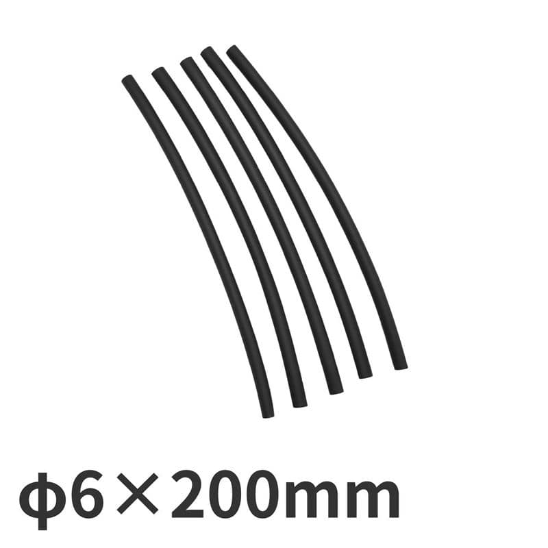ワールドツール アストロプロダクツ AP ヒートシュリンクチューブ 6×200mm (30本入) 2005000006111（ご注文単位1パック）【直送品】