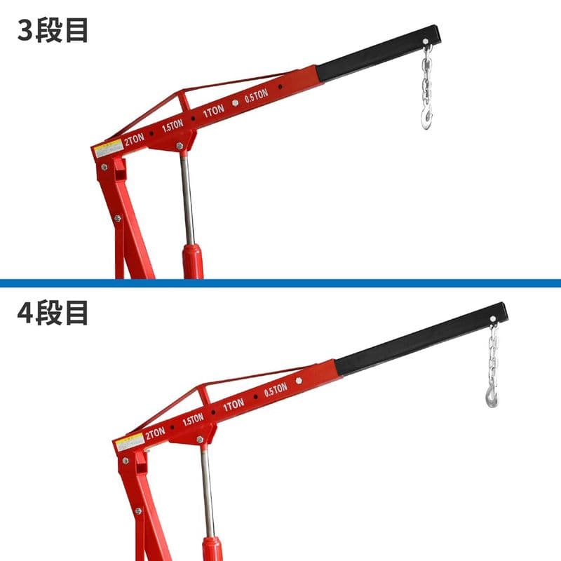 ワールドツール アストロプロダクツ AP 2.0TON エンジンクレーン EC161 2006000001618(ご注文単位1個)【直送品】