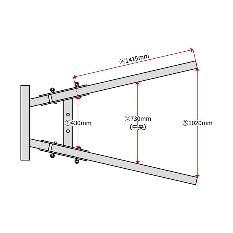 ワールドツール アストロプロダクツ AP 2.0TON エンジンクレーン EC161 2006000001618(ご注文単位1個)【直送品】