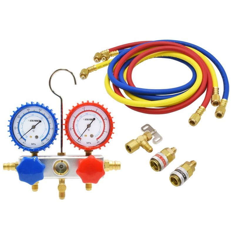 ワールドツール アストロプロダクツ AP HFC-134a マニホールドゲージ 2007000011140（ご注文単位1個）【直送品】