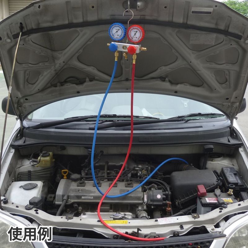 ワールドツール アストロプロダクツ AP HFC-134a マニホールドゲージ 2007000011140(ご注文単位1個)【直送品】