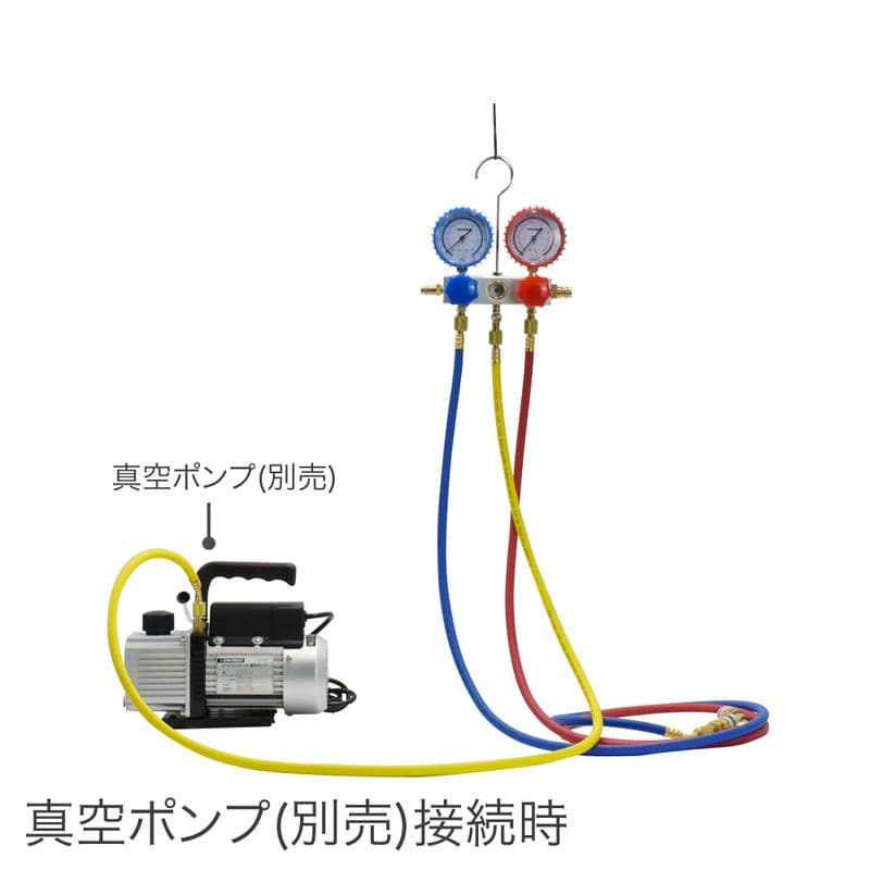 ワールドツール アストロプロダクツ AP HFC-134a マニホールドゲージ 2007000011140(ご注文単位1個)【直送品】