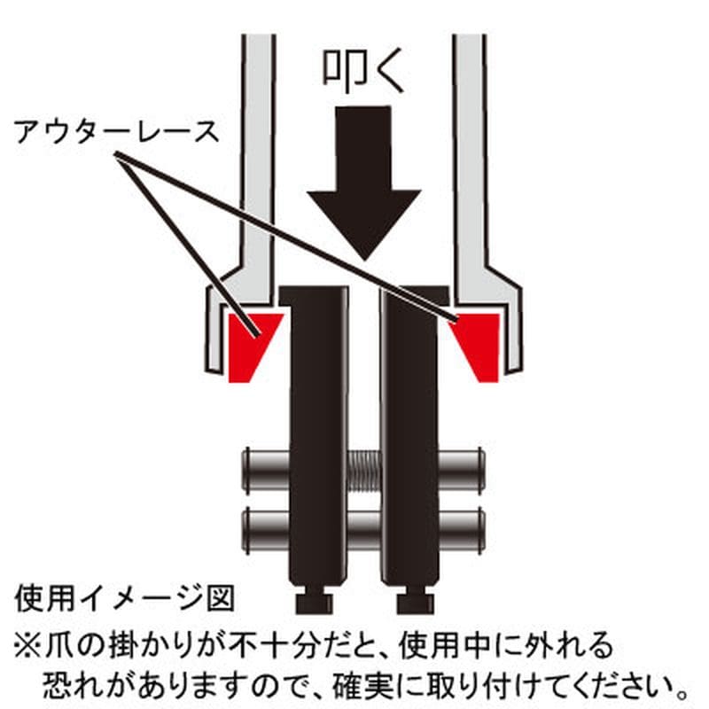 ワールドツール アストロプロダクツ AP ステムベアリングレース リムーバルツール 2007000013229（ご注文単位1個）【直送品】
