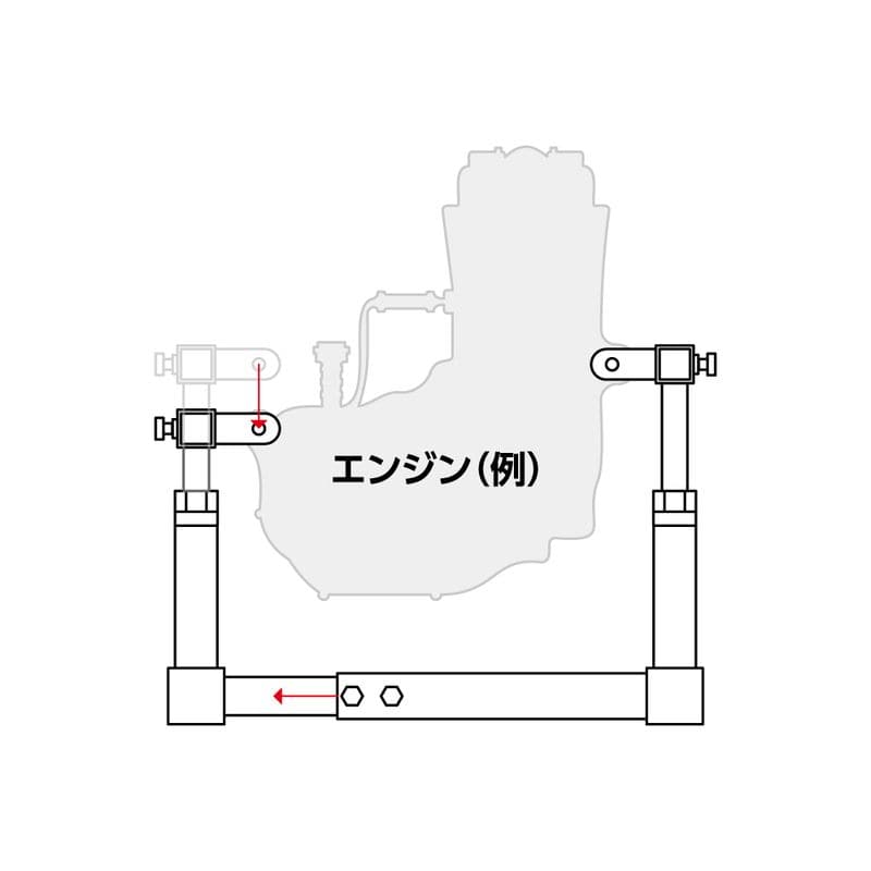 ワールドツール アストロプロダクツ AP モーターサイクル エンジンスタンド 2007000014530（ご注文単位1個）【直送品】