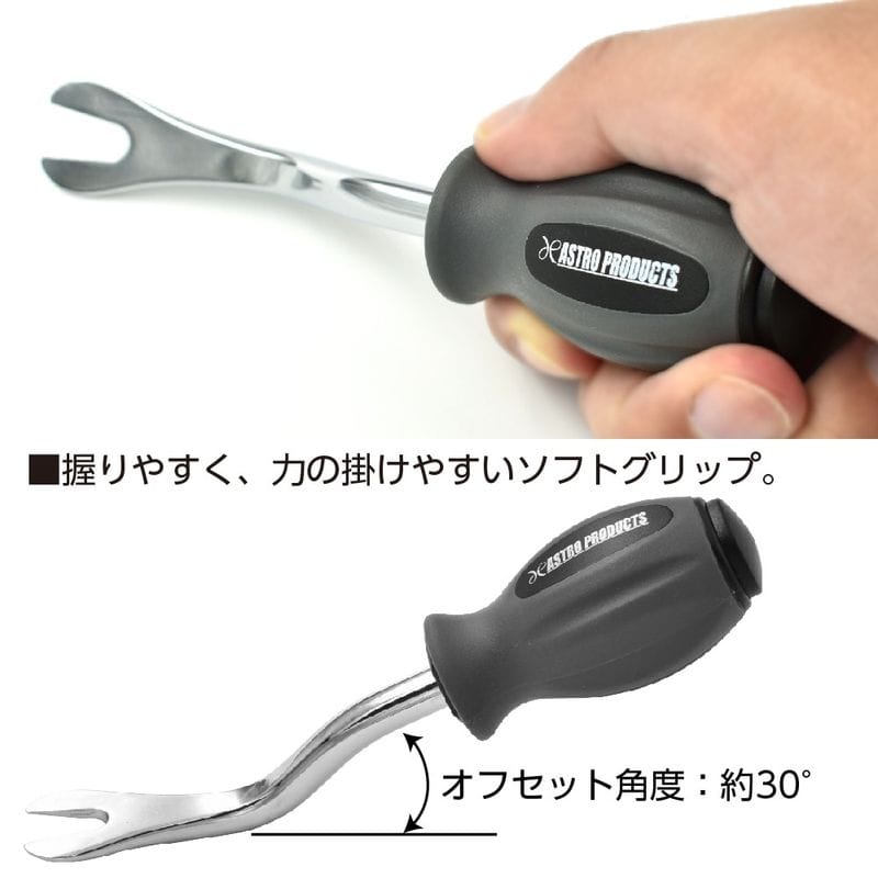 ワールドツール アストロプロダクツ AP クリップリムーブハンドル ショート CH818 2008000008185（ご注文単位1個）【直送品】