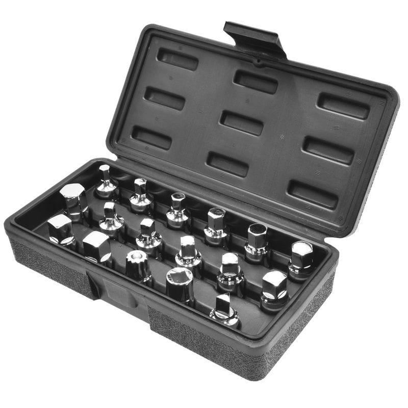 ワールドツール アストロプロダクツ AP オイルドレンソケットセット (17個組) 2009000003019（ご注文単位1セット）【直送品】