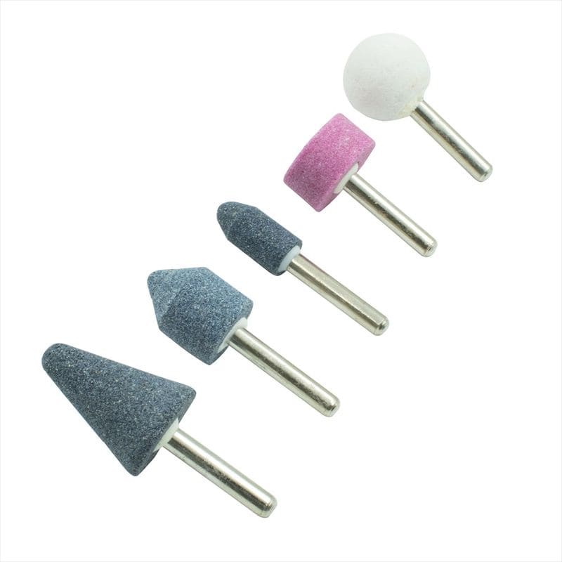 ワールドツール アストロプロダクツ AP 軸付砥石 φ6mmシャンクセット(5本組) 2011000007577(ご注文単位1セット)【直送品】