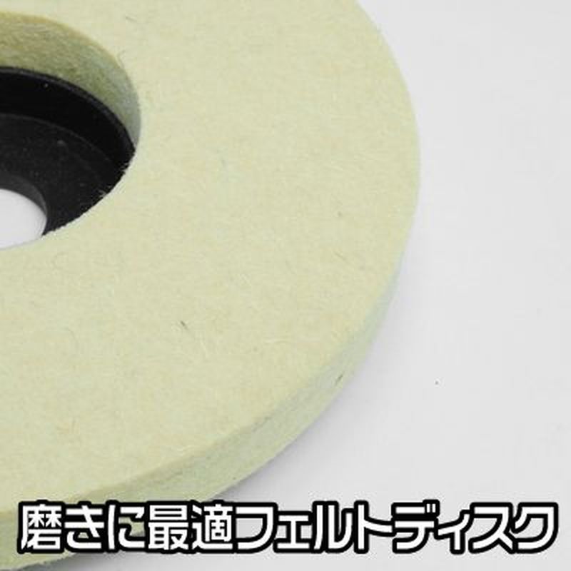 ワールドツール アストロプロダクツ AP φ100 フェルトディスク 2011000008680(ご注文単位1個)【直送品】