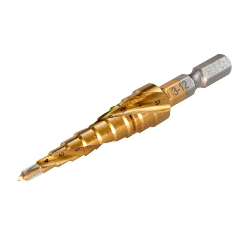 ワールドツール アストロプロダクツ AP スパイラルステップドリル 3~12mm DB174 2011000011741（ご注文単位1個）【直送品】