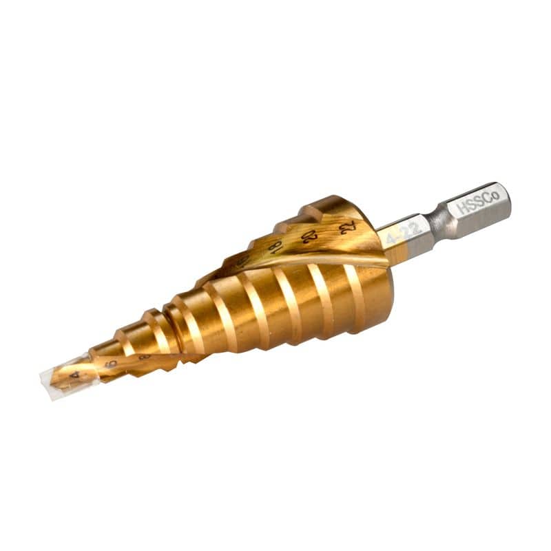 ワールドツール アストロプロダクツ AP スパイラルステップドリル 4~22mm DB175 2011000011758（ご注文単位1個）【直送品】