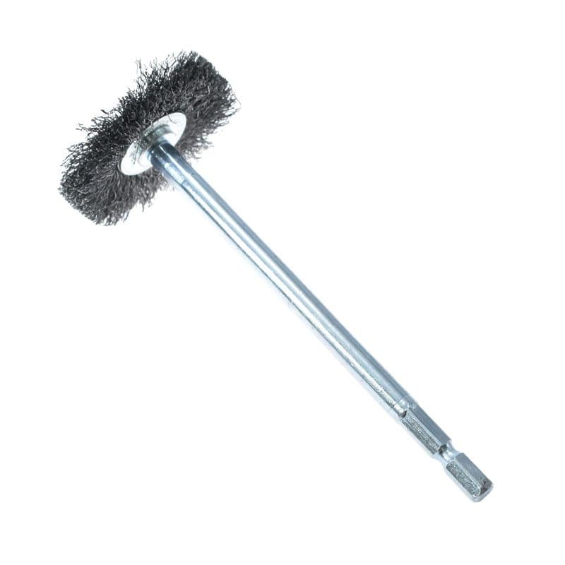 ワールドツール アストロプロダクツ AP 1/4HEX ワイヤーブラシ スチール ホイール型 ロング 2011000012175（ご注文単位1個）【直送品】