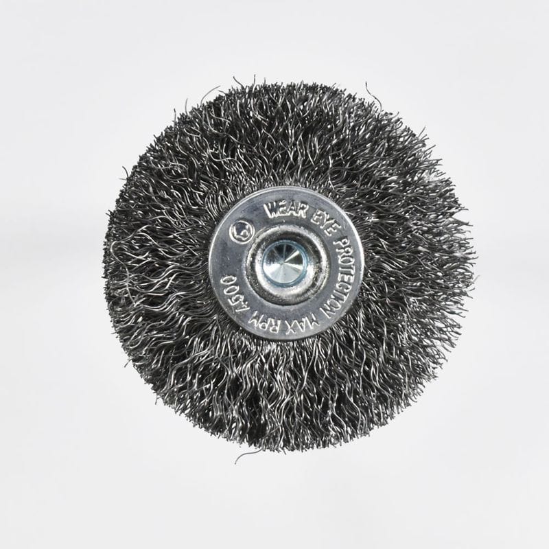 ワールドツール アストロプロダクツ AP 1/4HEX ワイヤーブラシ スチール ホイール型 ロング 2011000012175(ご注文単位1個)【直送品】