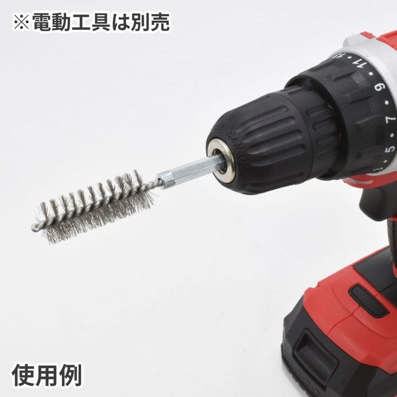 ワールドツール アストロプロダクツ AP 1/4HEX ワイヤーブラシセット (18本組) 2011000012243(ご注文単位1セット)【直送品】