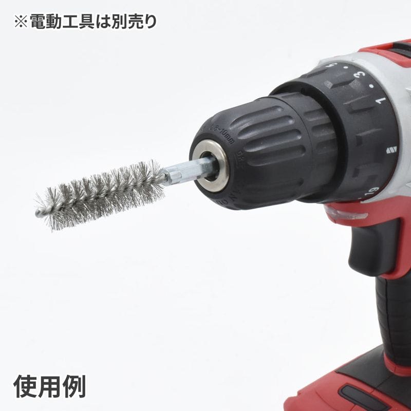 ワールドツール アストロプロダクツ AP 1/4HEX ワイヤーブラシセット ステンレス (6本組) 2011000012274（ご注文単位1セット）【直送品】