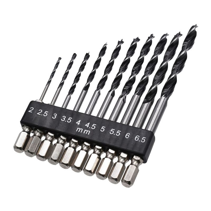 ワールドツール アストロプロダクツ AP 木工ドリルセット (10本組) 2011000012281（ご注文単位1セット）【直送品】