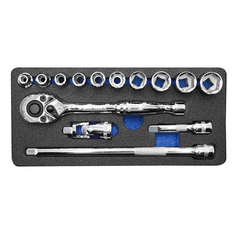 ワールドツール アストロプロダクツ AP 1/4DR ツールセット ミリ (14点組) TS181 2012000001817(ご注文単位1セット)【直送品】