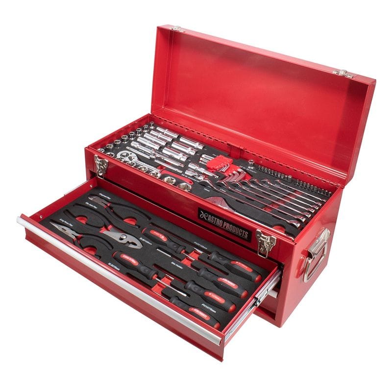 ワールドツール アストロプロダクツ AP ツールセット レッド(74点組) TS194 2012000001947（ご注文単位1セット）【直送品】