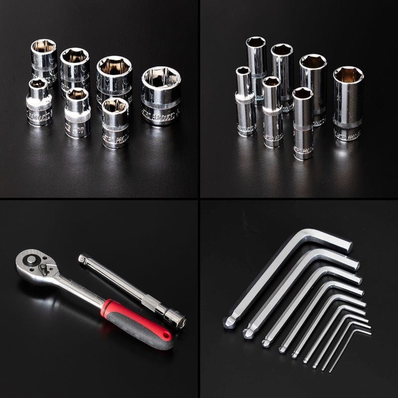 ワールドツール アストロプロダクツ AP コンパクトツールセット ミリ (56点組) TS198 2012000001985(ご注文単位1セット)【直送品】