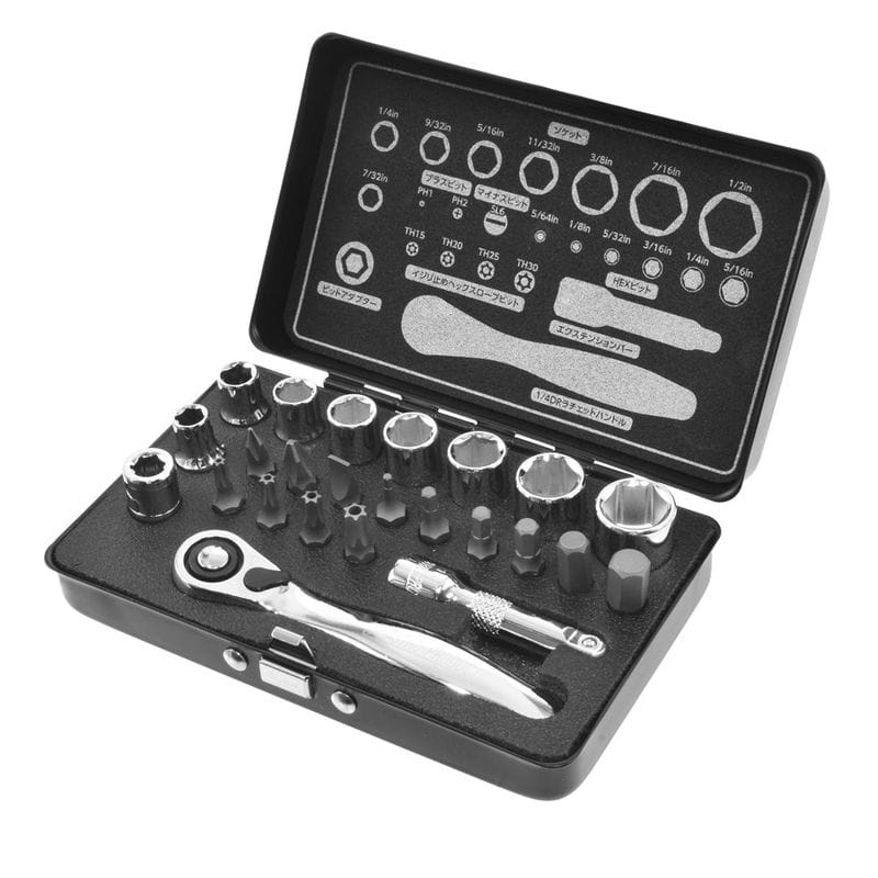 ワールドツール アストロプロダクツ AP ミニツールセット インチ (24点組) 2012000002050（ご注文単位1セット）【直送品】