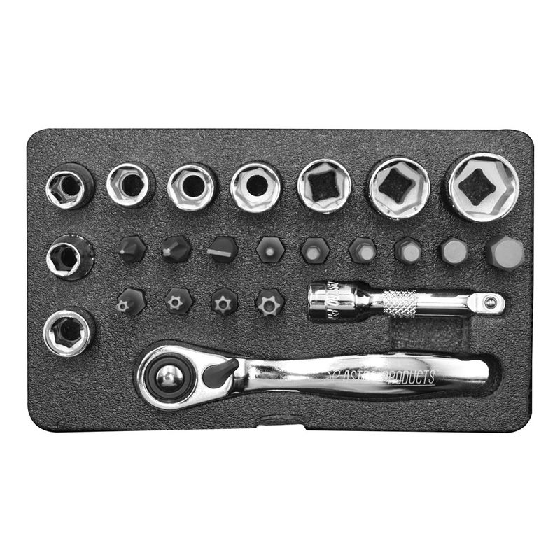 ワールドツール アストロプロダクツ AP ミニツールセット インチ (24点組) 2012000002050(ご注文単位1セット)【直送品】