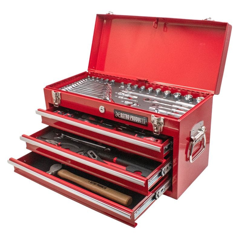 ワールドツール アストロプロダクツ AP ツールセット レッド (82点組) TS227 2012000002272（ご注文単位1セット）【直送品】