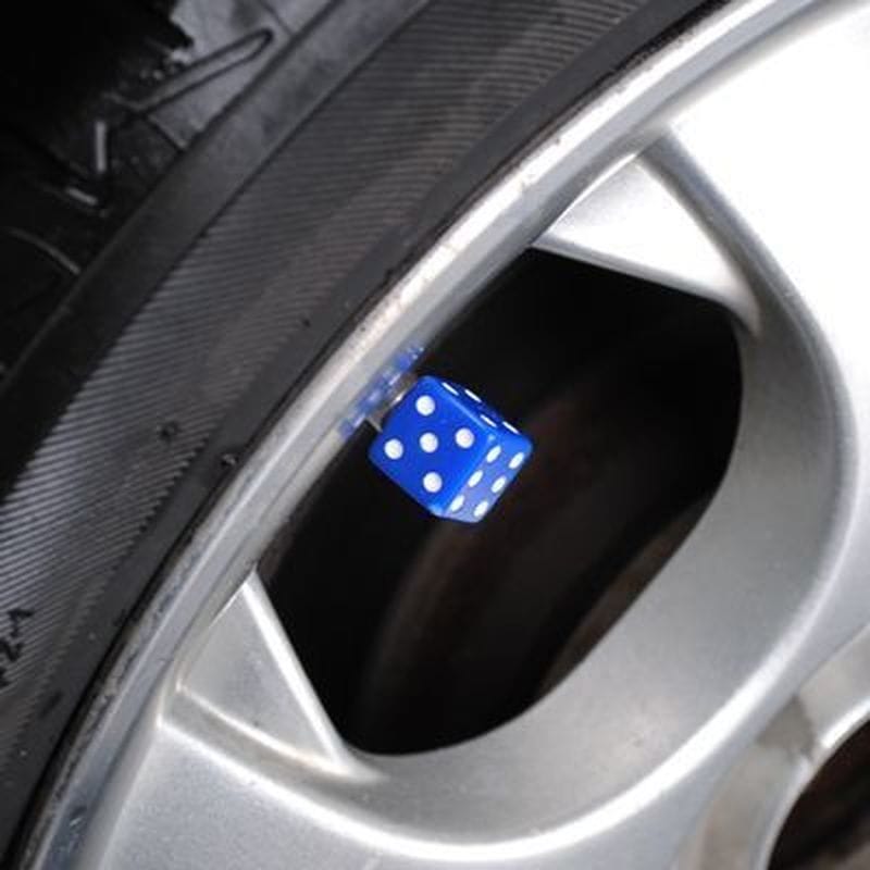 ワールドツール アストロプロダクツ AP タイヤバルブキャップ ダイス ブルー (2個入) 2016000003284(ご注文単位1パック)【直送品】