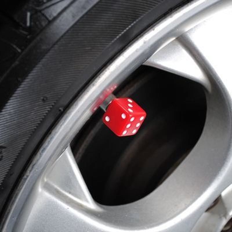 ワールドツール アストロプロダクツ AP タイヤバルブキャップ ダイス レッド (2個入) 2016000003291(ご注文単位1パック)【直送品】