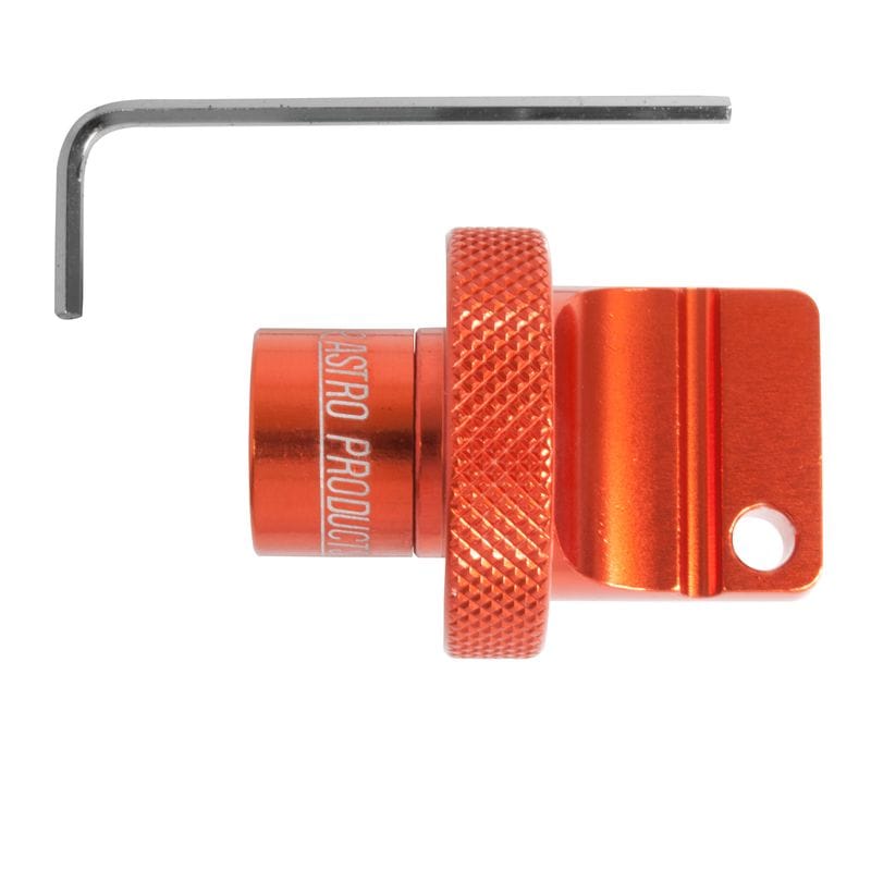 ワールドツール アストロプロダクツ AP ノブ型アルミキーグリップ オレンジ 2016000008340（ご注文単位1個）【直送品】