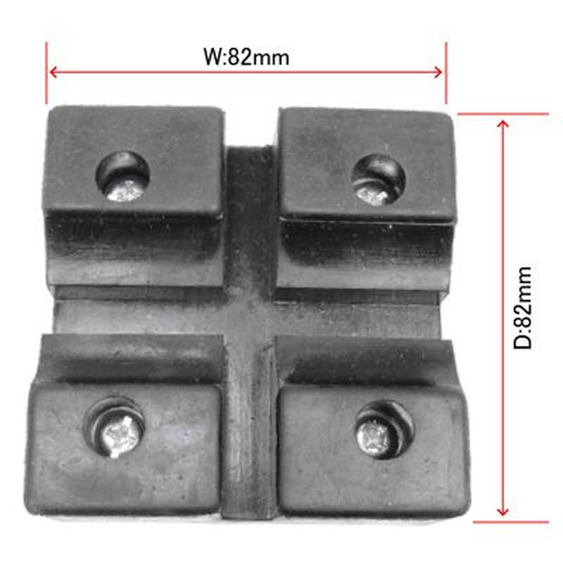 ワールドツール アストロプロダクツ AP 3TONリジッドラック用 ラバークッションシャフト 2026000000749(ご注文単位1個)【直送品】