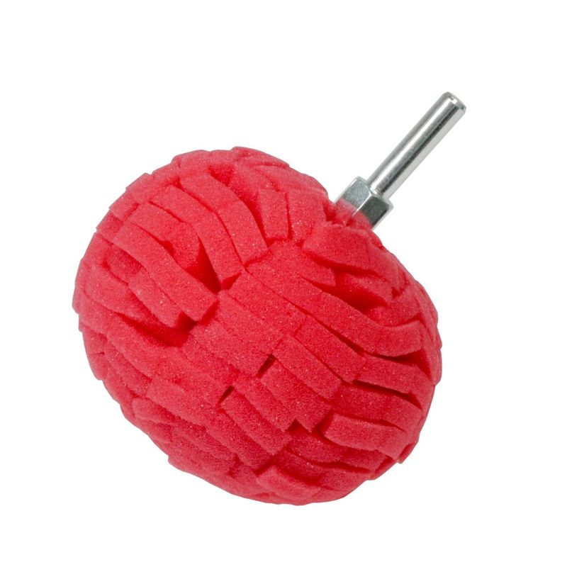 ワールドツール アストロプロダクツ AP 軸付ポリッシュバフ ボール型 ソフト 2026000010779（ご注文単位1個）【直送品】
