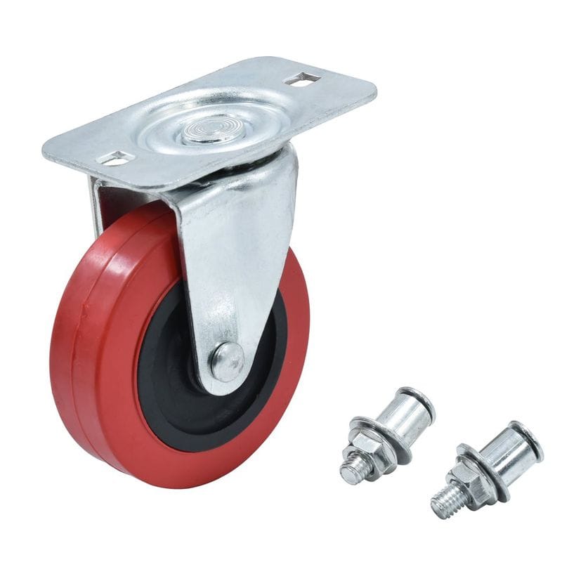 ワールドツール アストロプロダクツ AP プラスチッククリーパー用スペアキャスター (ボルトナット付) 2026000012179（ご注文単位1個）【直送品】